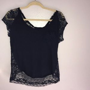 Navy Blue Hollister Summer Tee 😎